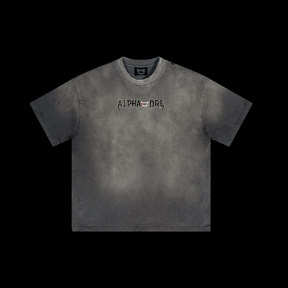Alphadre Face Off Oversized T-Shirt Black/Grey