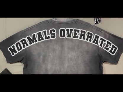 Alphadre Normals Overrated Oversized T-Shirt Black/Grey