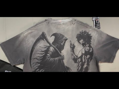 Alphadre Face Off Oversized T-Shirt Black/Grey