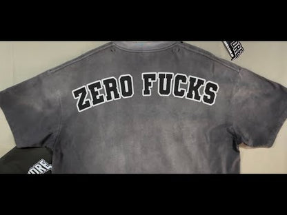 Alphadre Zero Fucks Oversized T-Shirt Black/Grey